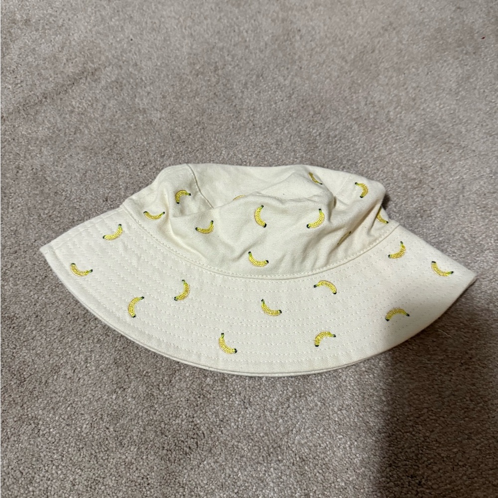 Banana Print embroidered Bucket Hat